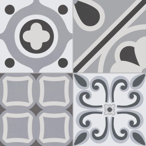 Gayafores Lumier Black 33,15x33,15 płytka gresowa patchwork