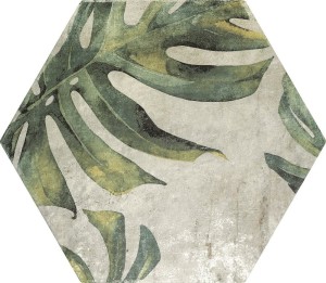 ZYX Amazonia Tropic Emerald 32x36,8 płytka heksagonalna patchwork