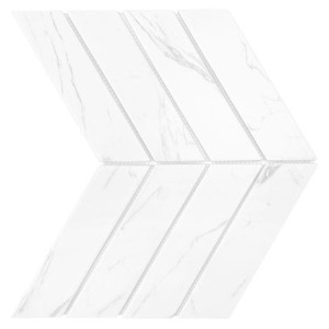 Dunin Royal Chevron Carrara Matt 31,8x22,4x7 płytka ścienna jodełka