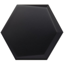 Decus Hexagon Cuna Negro Mate 17x15