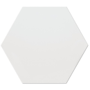 Decus Hexagon Liso Blanco Mate 17x15