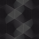 Decus Heksagon Piramidal Negro Mate 17x15