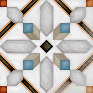 Vives Vodevil Demel Multicolor 20x20 płytki patchworkowe gresowe