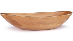 SVIS DESIGN Umywalka nablatowa bukowa ORION lakier półmatowy 