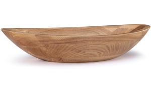 SVIS DESIGN Umywalka nablatowa dębowa 60 cm ORION lakier błyszczący 