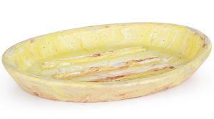 SVIS DESIGN Mydelniczka betonowa 15 cm ORION BASIC żółto - czerwona