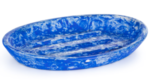 SVIS DESIGN Mydelniczka betonowa 15 cm ORION BASIC FINGER PAINTING niebieska