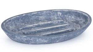 SVIS DESIGN Mydelniczka betonowa 15 cm ORION BASIC FINGER PAINTING niebiesko - szara