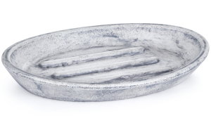 SVIS DESIGN Mydelniczka betonowa 15 cm ORION BASIC FUZZY szara