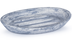 SVIS DESIGN Mydelniczka betonowa 15 cm ORION BASIC PATINA niebiesko - szara