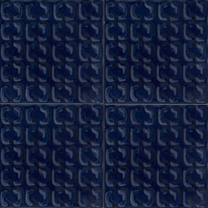 Marazzi Memoria Blu Struttura Stamp 15x15 MAYA płytki ścienne dekoracyjne