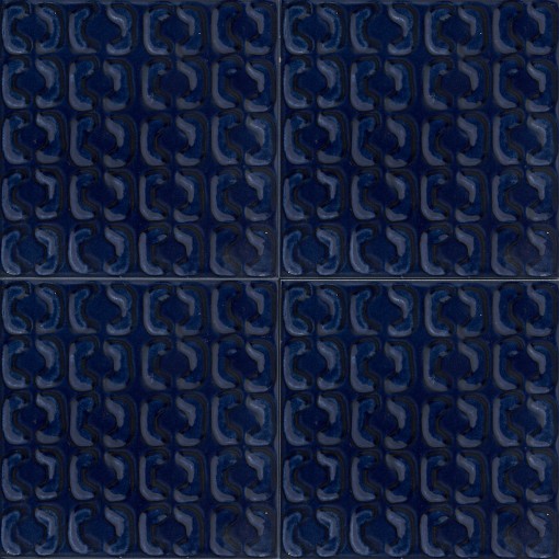Marazzi Memoria Blu Struttura Stamp 15x15 MAYA