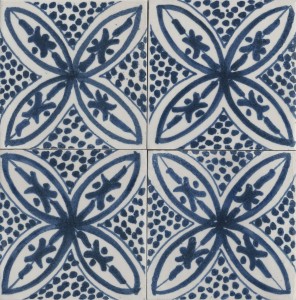 Marazzi Memoria Tappeto 3 Blu Lux 15x15 MANJ płytki gresowe dekoracyjne