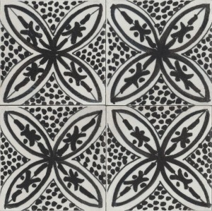 Marazzi Memoria Tappeto 3 Nero Lux 15x15 MANP płytki gresowe dekoracyjne