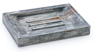 SVIS DESIGN Mydelniczka betonowa 15 cm SIRIUS BASIC PAST szara