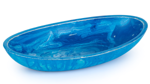 SVIS DESIGN Miska betonowa ORION BASIC ABSTRACT niebieska