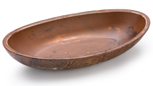 SVIS DESIGN Miska betonowa ORION BASIC ABSTRACT brązowo - czarna