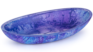 SVIS DESIGN Miska betonowa ORION BASIC FANTASIA fioletowo - niebieski