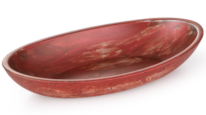 SVIS DESIGN Miska betonowa ORION BASIC AGED METAL czerwono - miedziana