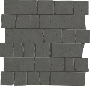 Marazzi Mystone Moon Anthracite Mosaico Spaccatella 30x30 M8LL mozaika gresowa imitująca kamień