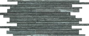 Marazzi Mystone Pietra Di Vals Mosaico Strutturato Antracite 30x60 MLWT mozaika gresowa imitująca kamień