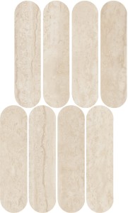 Marazzi Mystone Travertino Navona Lux Mosaico Ovale 20x36,5 M9PJ mozaika trawertynowa