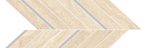 Marazzi Mystone Travertino Classico Mosaico Freccia 19,8x52,1 M9Q4