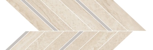Marazzi Mystone Travertino Navona Mosaico Freccia 19,8x52,1 M9Q5