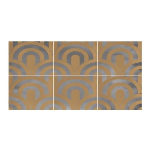 Vives Hanami Takada Caramelo Plata 23x33,5 płytki ścienne