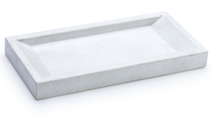 SVIS DESIGN Miska betonowa lakierowana SIRIUS BASIC biała 