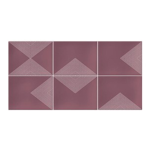 Vives Hanami Meguro Marsala 23x33,5 płytki ścienne