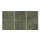 Vives Hanami Takada Turquesa Oro 23x33,5