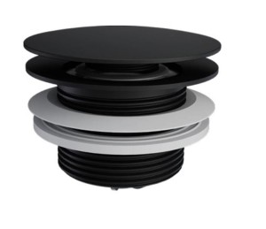 Excellent ARIN.3485.01BL korek click-clack do wanny wolnostojącej czarny