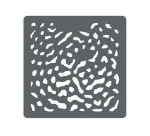 Excellent Arda BREX.1509.CON pokrywa brodzika 14x14 szara