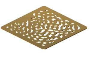 Excellent Arda BREX.1509.GL pokrywa brodzika 14x14 złota