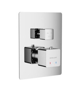 Excellent Keria AREX.2048CR bateria prysznicowo - wannowa termostatyczna 3-funkcyjna podtynkowa chrom