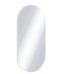 Excellent Revia DOEX.RE100.050.WH lustro owalne 100x50 cm w ramie biały mat