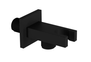 Excellent AREX.1022BL uchwyt do słuchawki prysznicowej z przyłączem kątowym czarny