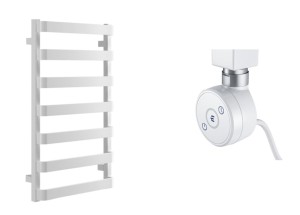 Excellent Meteor GREX.ME85.SET.WH grzejnik łazienkowy elektryczny 85 cm biały