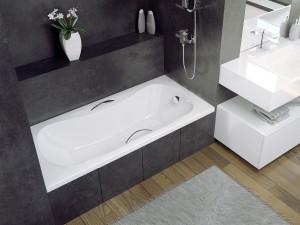 Besco Aria Prosafe 140x70 #WAA-140-PS wanna do zabudowy płytka