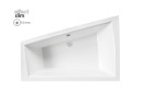Besco Intima Duo Slim 180x125 prawa #WAID-180-SP
