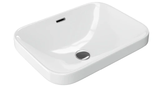 Actima Actima Hasko CEAC.3718.570.WH umywalka wpuszczana w blat 57x39 biała ...