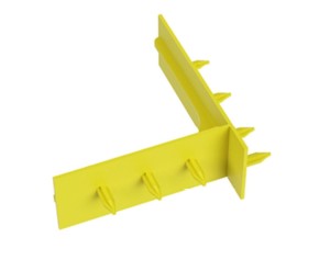 Excellent OBEX.LACZ.90 łącznik do obudowy 90°  flex system żółty