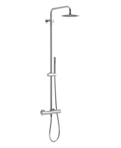 Actima Round Termo ARAC.SY.107CR zestaw prysznicowy termostatyczny typu Rain chrom 