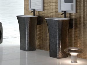 Besco Assos Glam Grafitowa 40x50x85 #UMD-A-WOG umywalka wolnostojąca