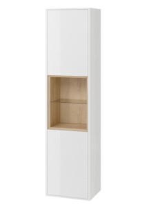 Excellent Tuto MLEX.0201.400.WHBL słupek wiszący 160x40 biały/dąb 