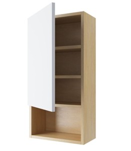 Excellent Tuto MLEX.0105.400.BLWH szafka wisząca lewa z frontem 80x40 biała/dąb