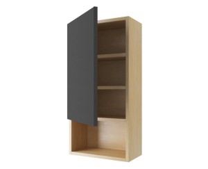 Excellent Tuto MLEX.0105.400.BLGR szafka wisząca lewa z frontem 80x40 szara/dąb