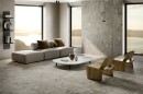 Coem Sassiepietre Grigio Lucidato Rettificato 60,4x120,8