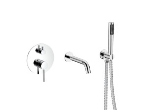 Besco Veo BW-VSP-CH chromowana bateria wannowa podtynkowa